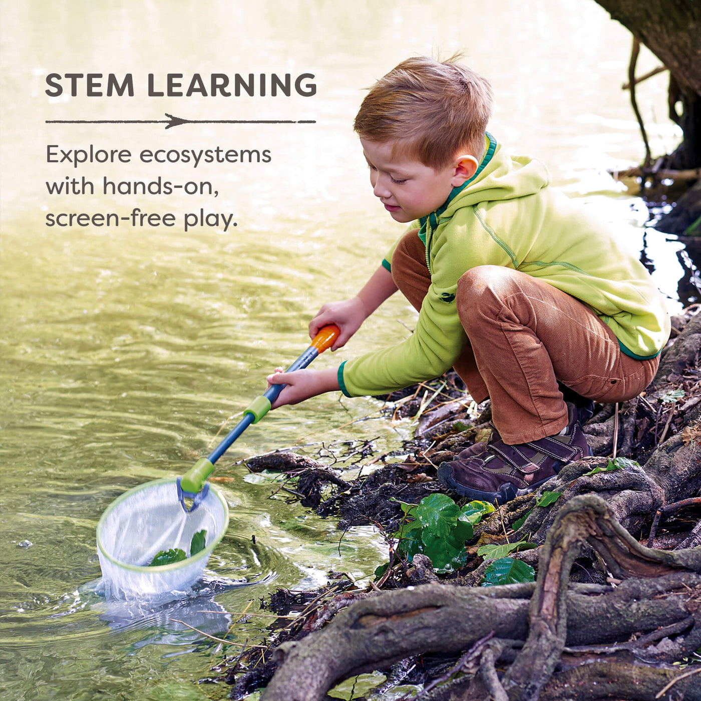 Terra Kids - Scoop Net with Adjustable Handle